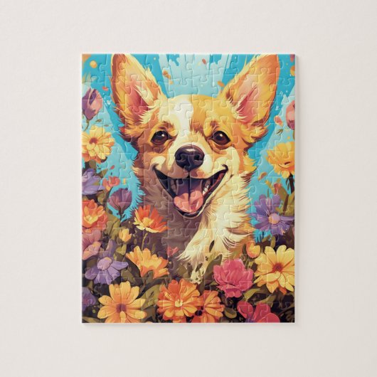 Beautiful Chihuahua Dog Puzzle (Vertikal)