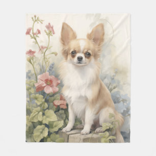Beautiful Chihuahua Fleecedecke