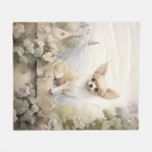 Beautiful Chihuahua Fleecedecke (Vorderseite (Horizontal))