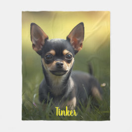 Beautiful Chihuahua Personalisiert Fleecedecke