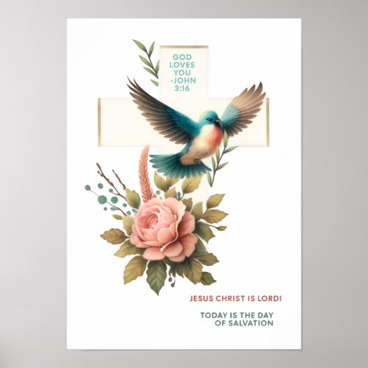 Beautiful Christian Wall Art Digital Download Poster (Vorne)