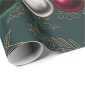 Beautiful Christmas Bauble Ornament Geschenkpapier (Rolleneckpunkt)