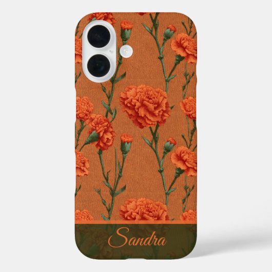 Beautiful Christmas Gift Carnation Custom Case-Mate iPhone Hülle (Rückseite)