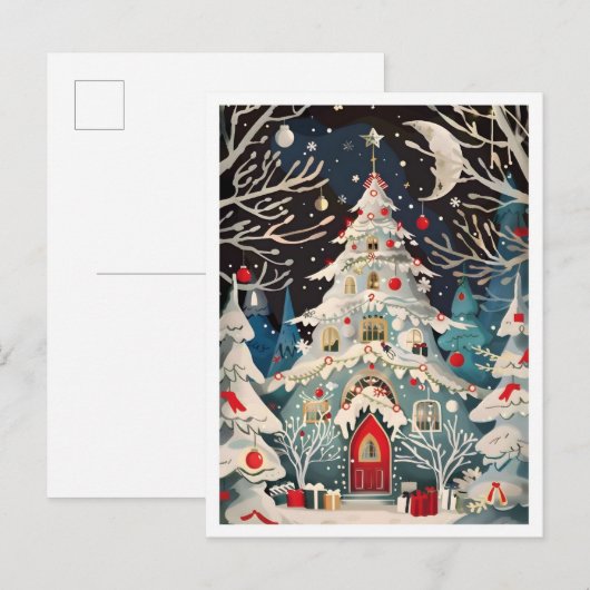 Beautiful Christmas  Postkarte (Vorne/Hinten)
