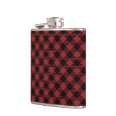 Beautiful Christmas Red Buffalo Kariert Flachmann (Links)