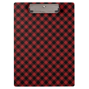 Beautiful Christmas Red Buffalo Kariert Klemmbrett