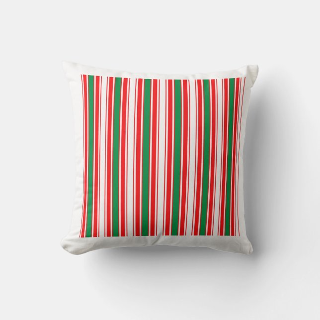 Beautiful Christmas Square Pillow | Customizable F Kissen (Vorderseite)