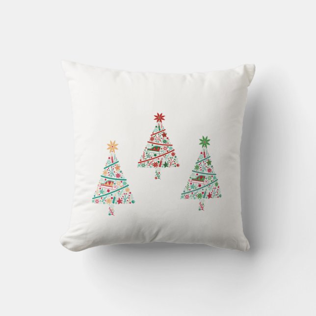 🏠 “Beautiful Christmas Throw Pillow | Elegant Hol Kissen (Vorderseite)