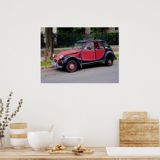 Beautiful Citroen 2CV Charleston Poster (Küche)
