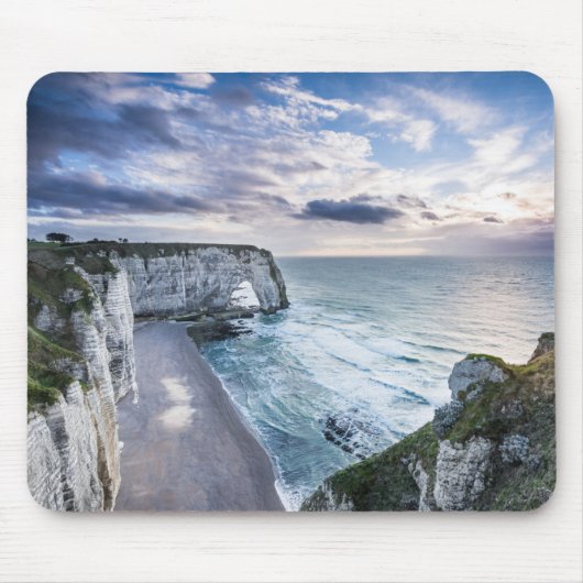 Beautiful Cliffs Etratat Normandie Frankreich Mousepad (Vorne)