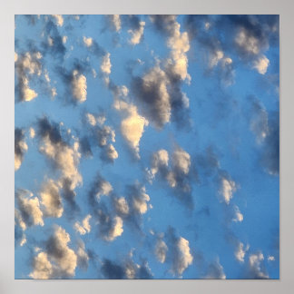 Beautiful Clouds Foto Poster