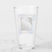 Beautiful Cloudy Sky Best Dog Mama Niedlich Calm B Glas (Rückseite)