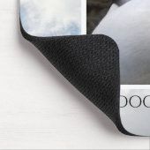 Beautiful Cloudy Sky Best Dog Mama Niedlich Calm B Mousepad (Ecke)