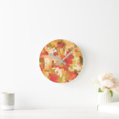 Beautiful Colorful Abstract Pattern Runde Wanduhr (Zuhause)