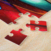 Beautiful Colorful Glimmering Winged Dragonfly Puzzle (Seite)