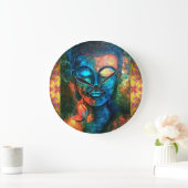 Beautiful Colorful Große Wanduhr (Zuhause)