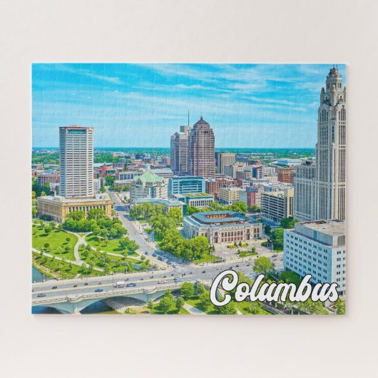 Beautiful Columbus, Ohio, Vereinigte Staaten Puzzle (Horizontal)