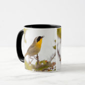 Beautiful Common Yellowthroat Warbler Songbird Tasse (Vorderseite Links)