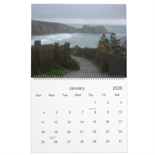 Beautiful Cornwall Kalender (Jan 2026)