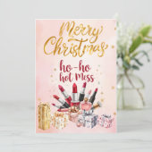 Beautiful Cosmetics inspired greeting card (Stehend Vorderseite)