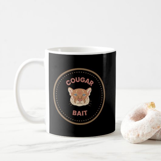 beautiful cougar dangerous bait kaffeetasse (Mit Donut)
