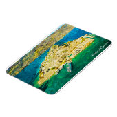 Beautiful Crete Greece Scenery Oil Paint Magnet (Linke Seite)