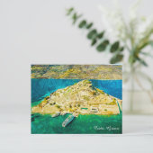 Beautiful Crete Greece Scenery Oil Paint Postkarte (Stehend Vorderseite)