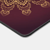 Beautiful Custom Burgundy Mandala Schreibtischunterlage (Ecke)