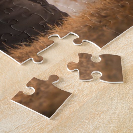 Beautiful Custom Dog and Owner Looking at Lake Puzzle (Seite)