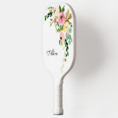Beautiful Custom Floral Pickleball Paddle (Links)