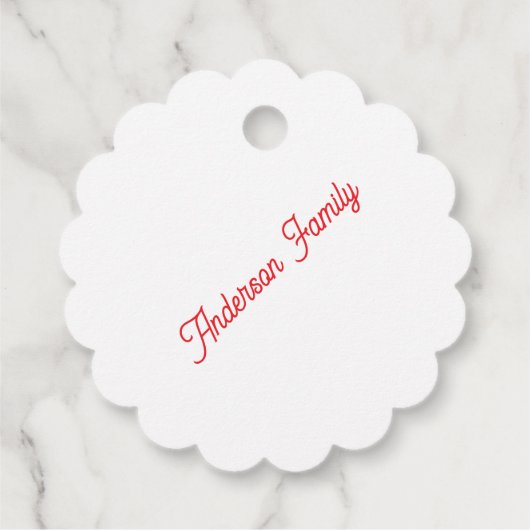 Beautiful Cute Easter Bunny Collection Geschenkanhänger (Rückseite)