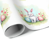 Beautiful Cute Easter Bunny Collection Geschenkpapier (Rolleneckpunkt)