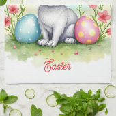 Beautiful Cute Easter Bunny Collection Geschirrtuch (Gefaltet)