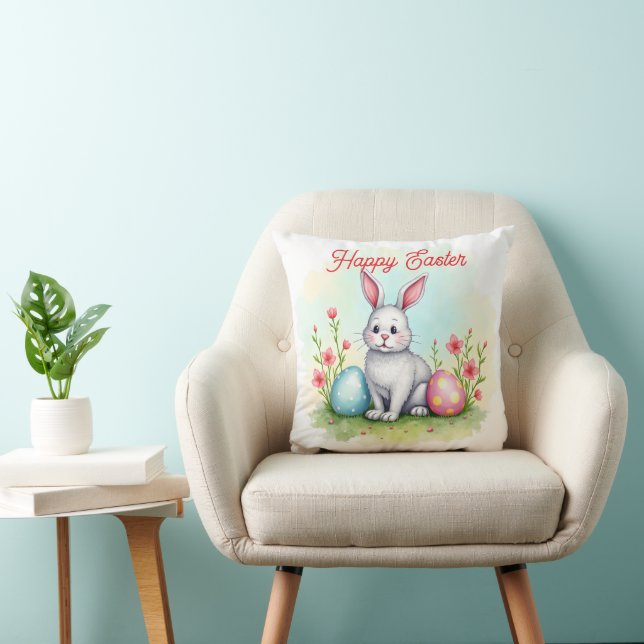 Beautiful Cute Easter Bunny Collection Kissen (Stuhl )