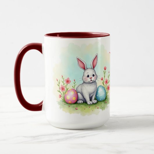 Beautiful Cute Easter Bunny Collection Tasse (Links)