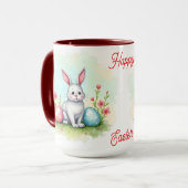 Beautiful Cute Easter Bunny Collection Tasse (Vorderseite Links)