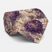 Beautiful Dads Day Gifts Peonies Floral Krawatte (Gerollt)