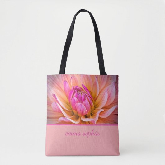 Beautiful Dahlia Tasche (Vorderseite)