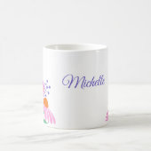 Beautiful Daisies individuelle Name Tasse (Mittel)
