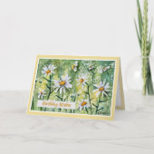Beautiful Daisis Birthday Wwünschcard Karte (Vorderseite)