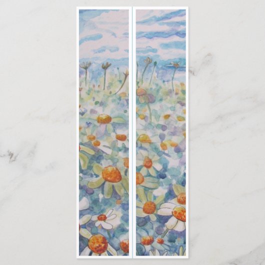 Beautiful Daisis Zwei Lesezeichen (Rückseite)