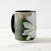 Beautiful Daisy Flows Tasse (Vorderseite Links)