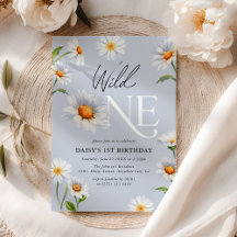 Beautiful Daisy Wild One Girl 1. Geburtstag