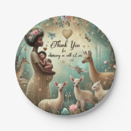 Beautiful Danke, Baby Dusche Papier Teller