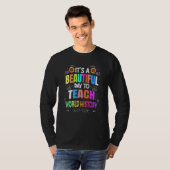 Beautiful Day to Teach World History World Histor T-Shirt (Vorne ganz)
