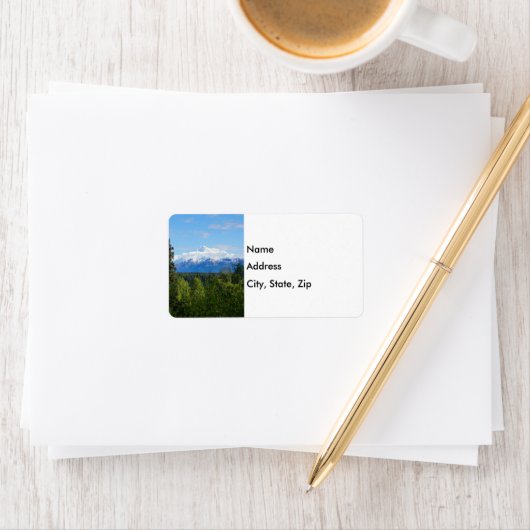 Beautiful Denali Adressaufkleber (Insitu)