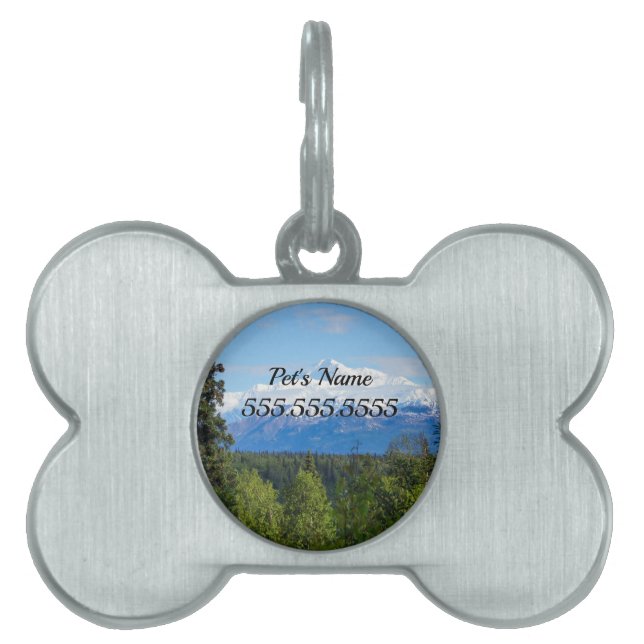 Beautiful Denali Pet Tag Tiermarke (Vorderseite)