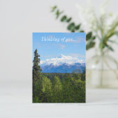 Beautiful Denali Postkarte (Stehend Vorderseite)