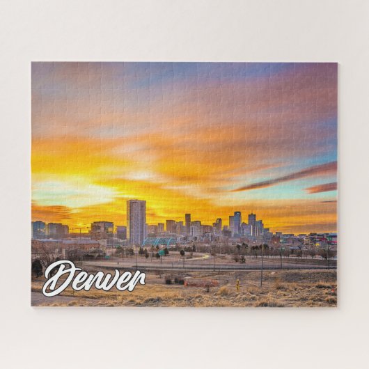 Beautiful Denver, Colorado, Vereinigte Staaten Puzzle (Horizontal)