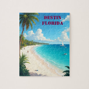 Beautiful Destin Florida Sunset Beach Puzzle